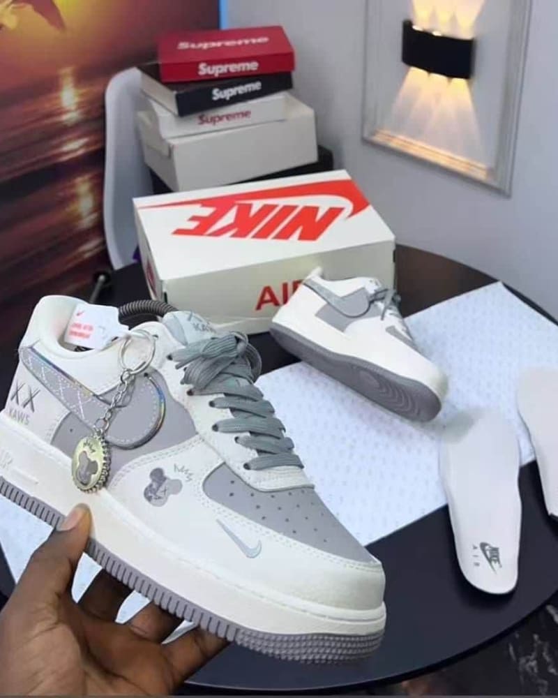 Custom AF1 Low - "KAWS Grey"
