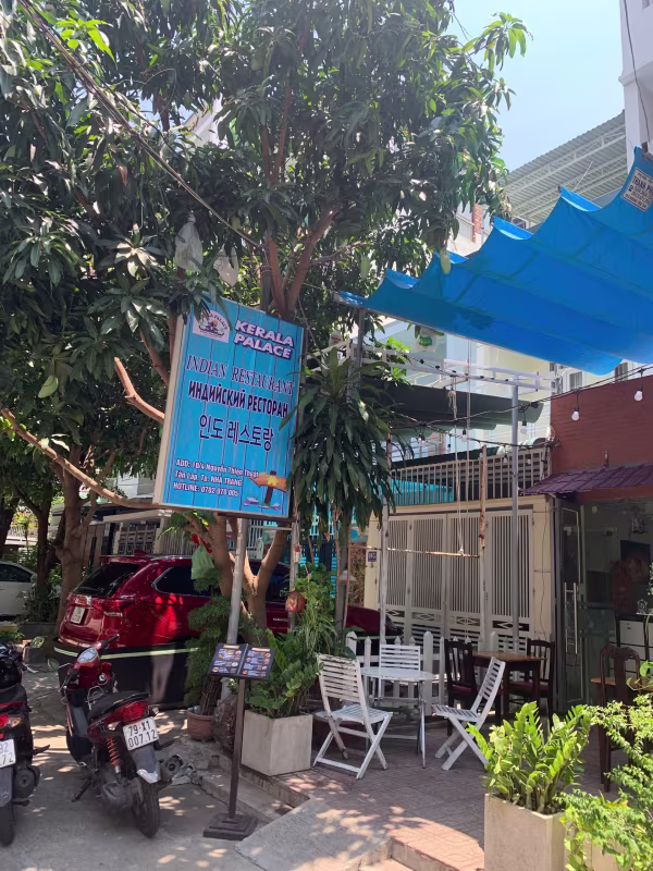 Kerala Palace Authentic Indian Cuisine Restaurant Storefront in Nha Trang, Vietnam