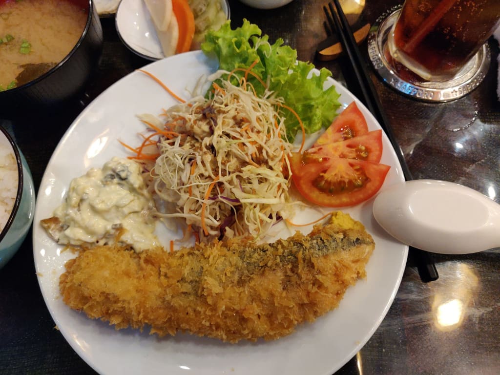 Sakae futai (friend salmon) set at Masuo 