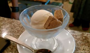 Turkish Ice Cream at Berru Turkish and Coffee Restaurant
