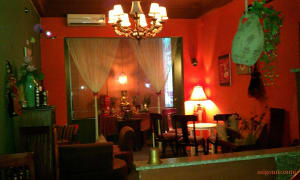 Second floor of The Tibetan Coffee Shop