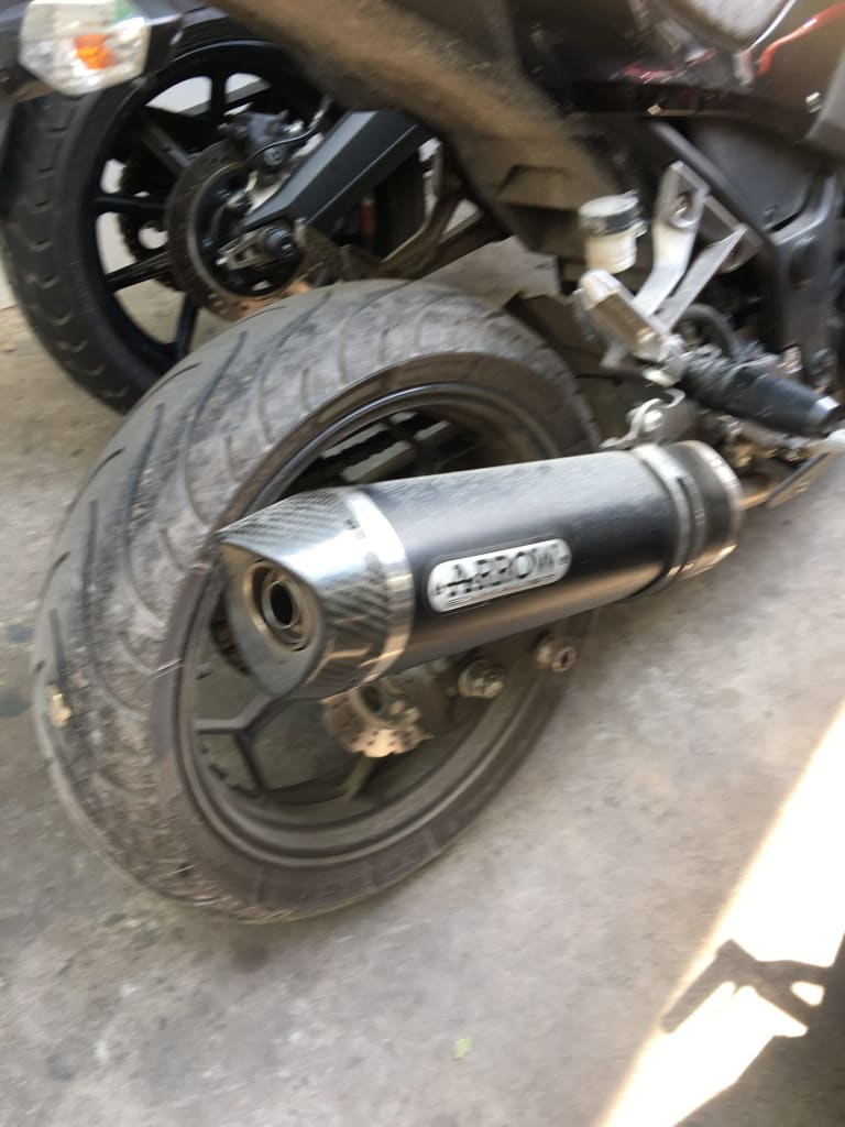Arrow exhaust for Kawasaki Z300