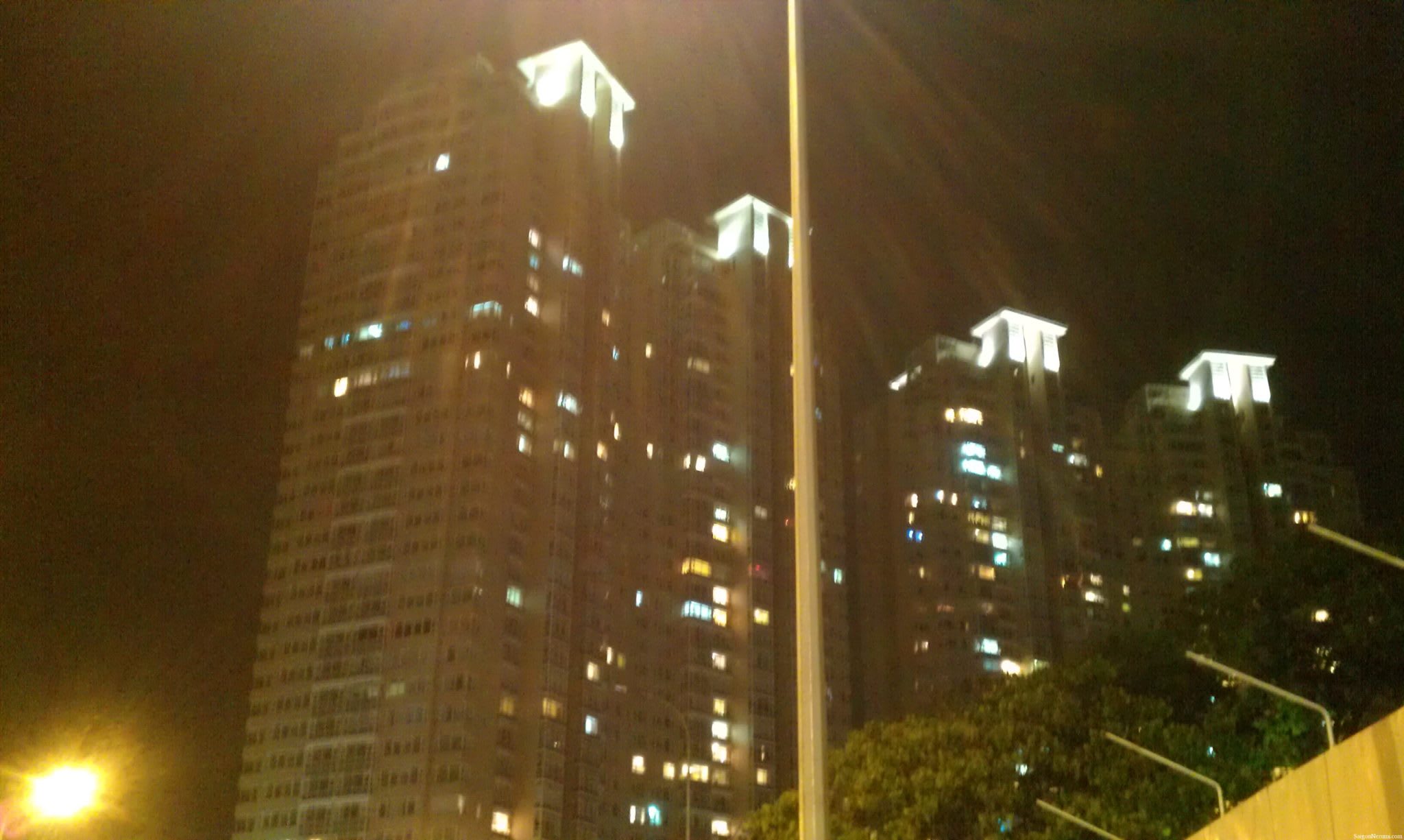 Saigon Pearl at night - Saigon, Vietnam