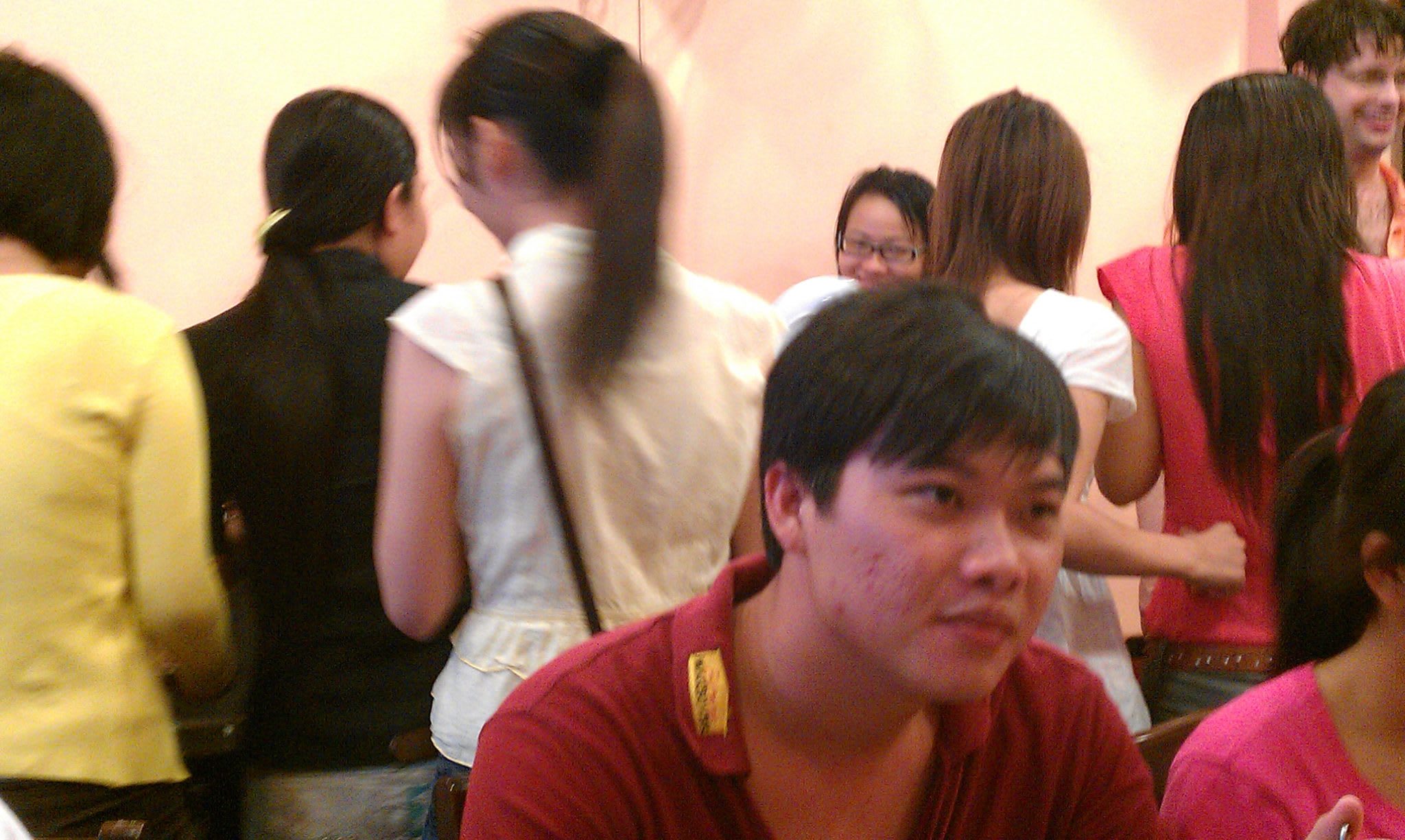 English students at Baba's Kitchen - Saigon, Vietnam