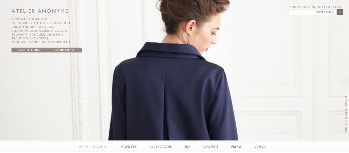 Atelier Anonym Joomla design by Viivue