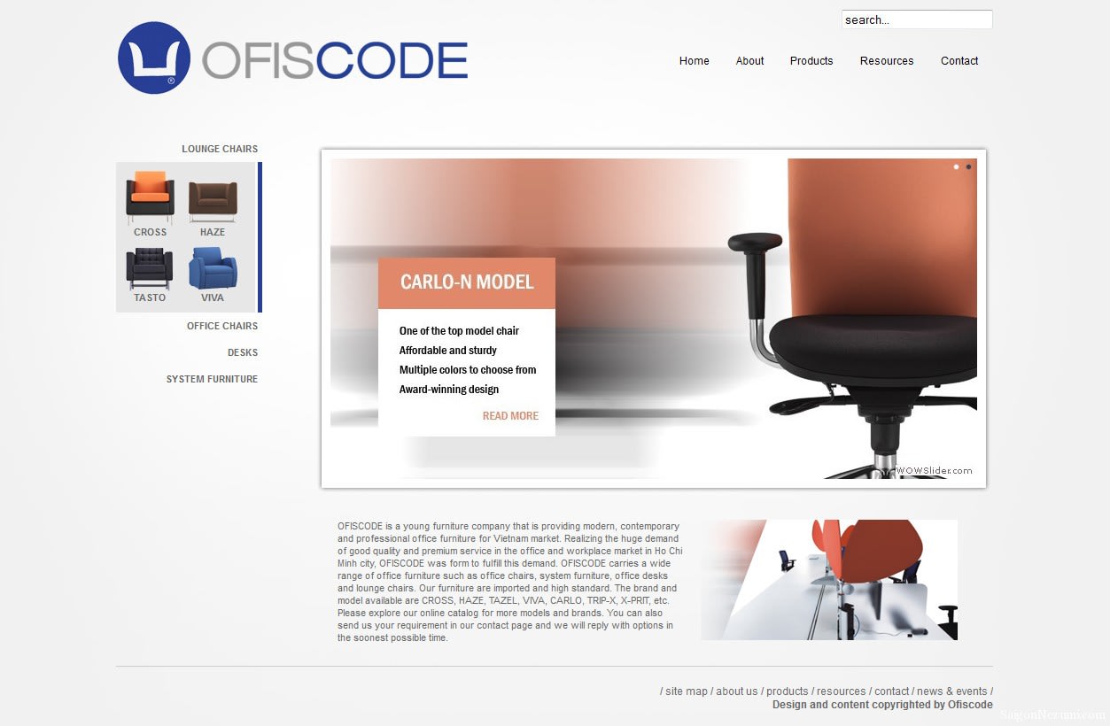 Ofiscode Joomla theme by Viivue