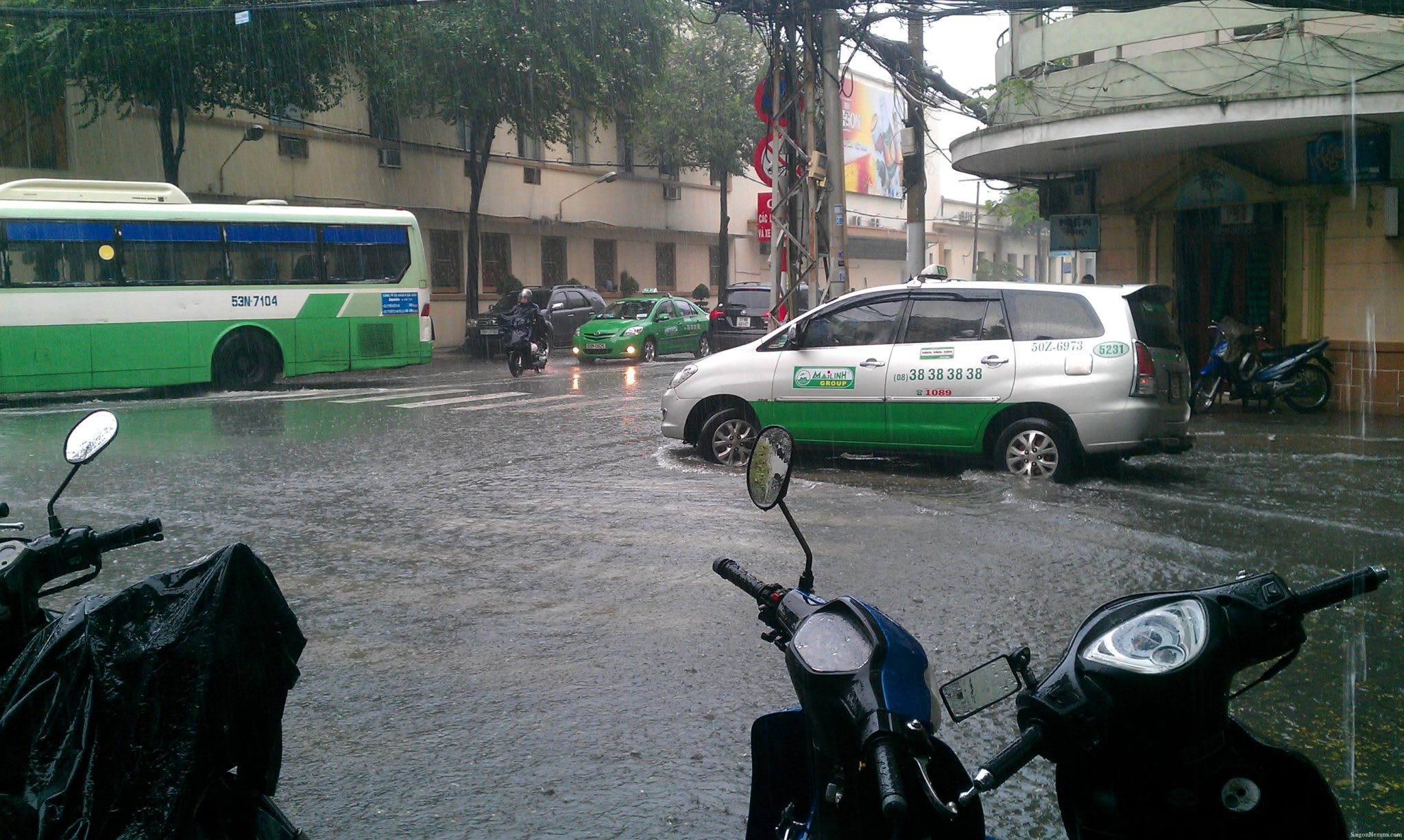 A Rainy Saigon Friday Deluge