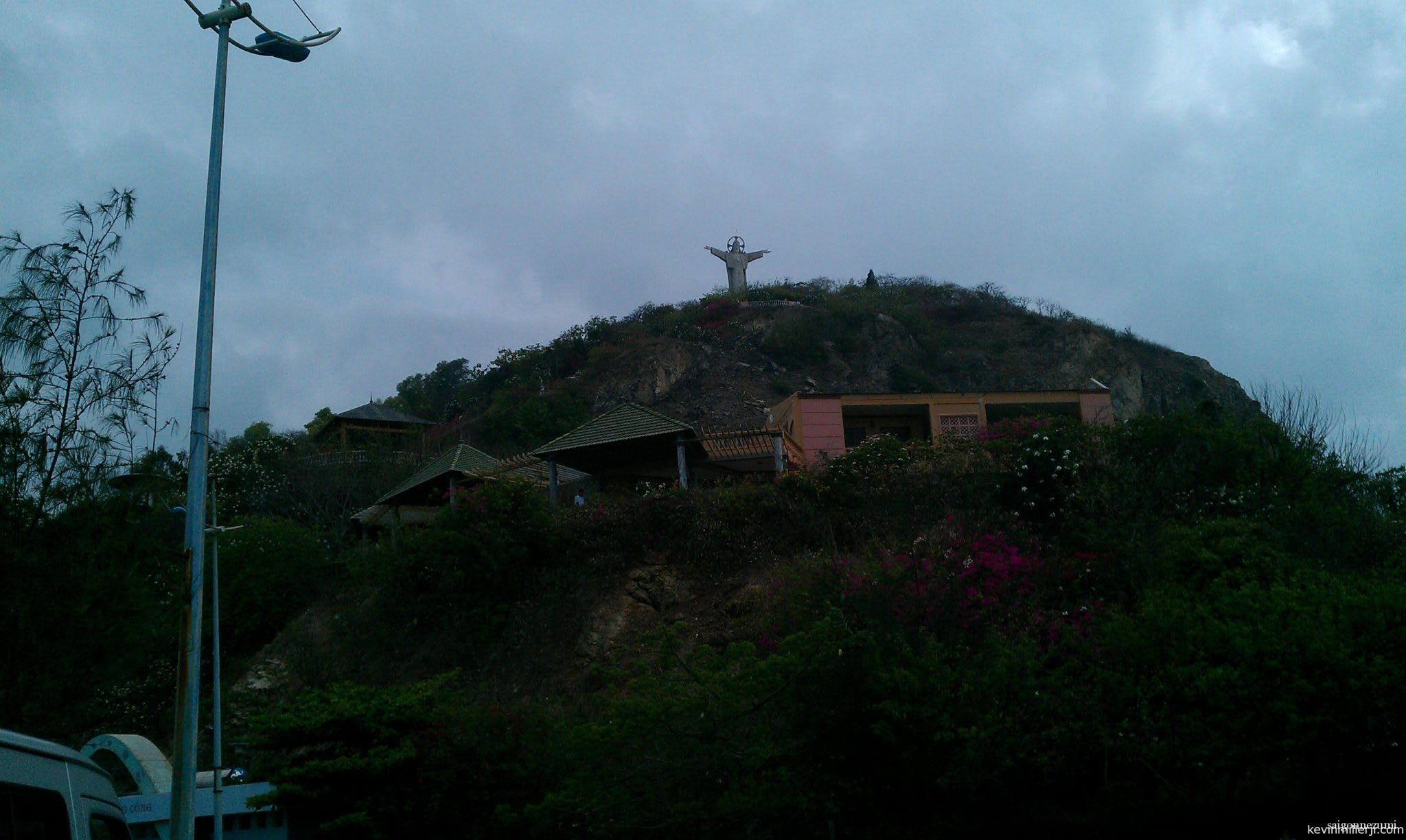 Statue of Jesus Christ over Vung Tau, Vietnam