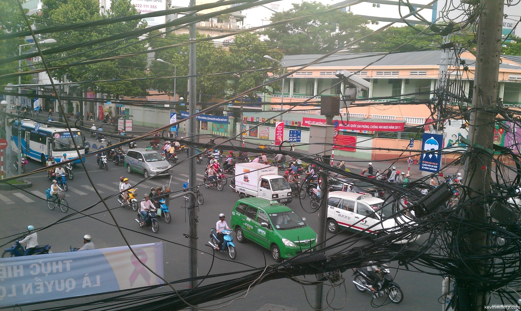 Saigon Traffic Jam - Saigon, Vietnam