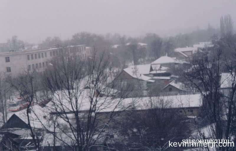 Winter in Bishkek, Kyrgyzstan