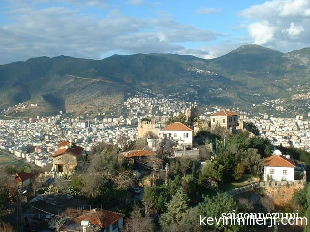 View of Alanya, Turkey, from Suleyman Cami