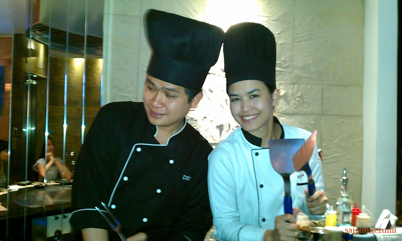Our chef and his assistant