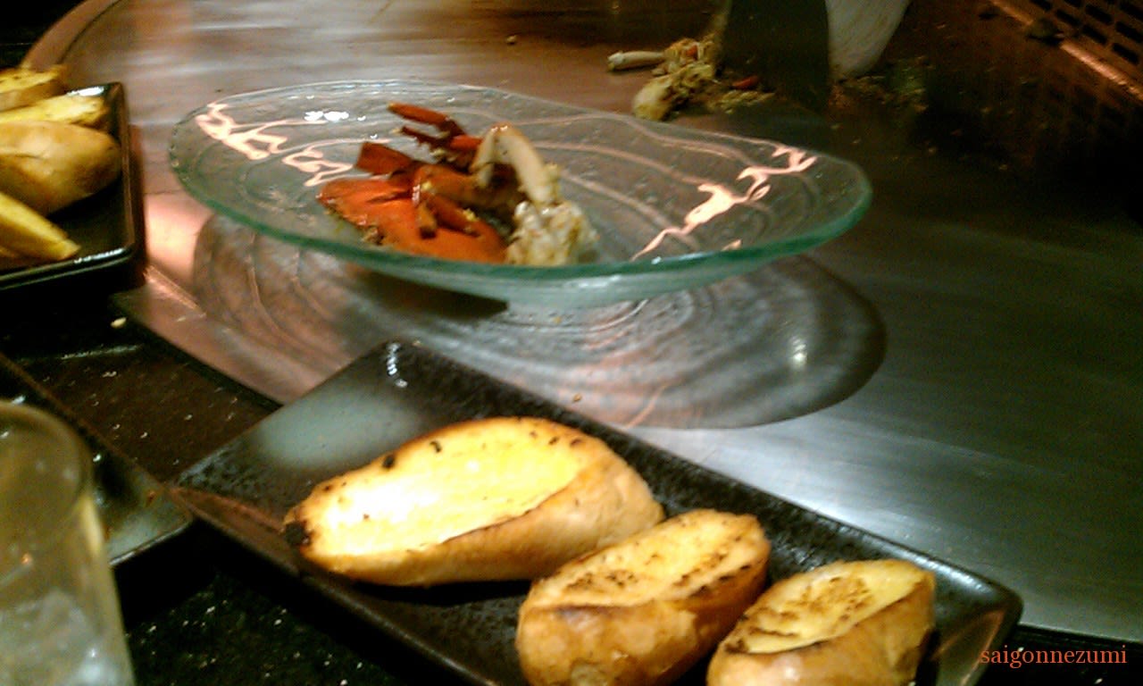 Preparing the shrimp dipping sauce