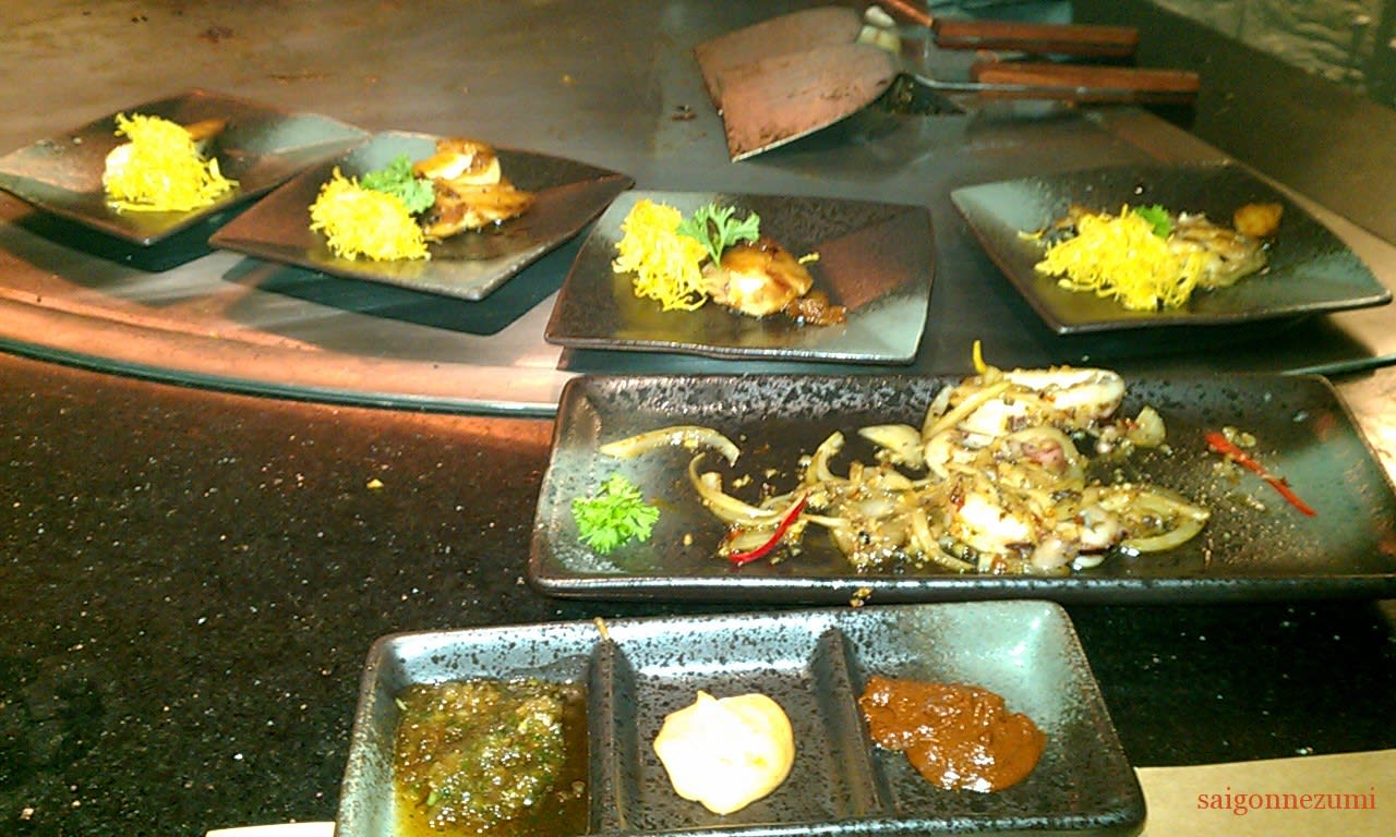 Preparing the next dish