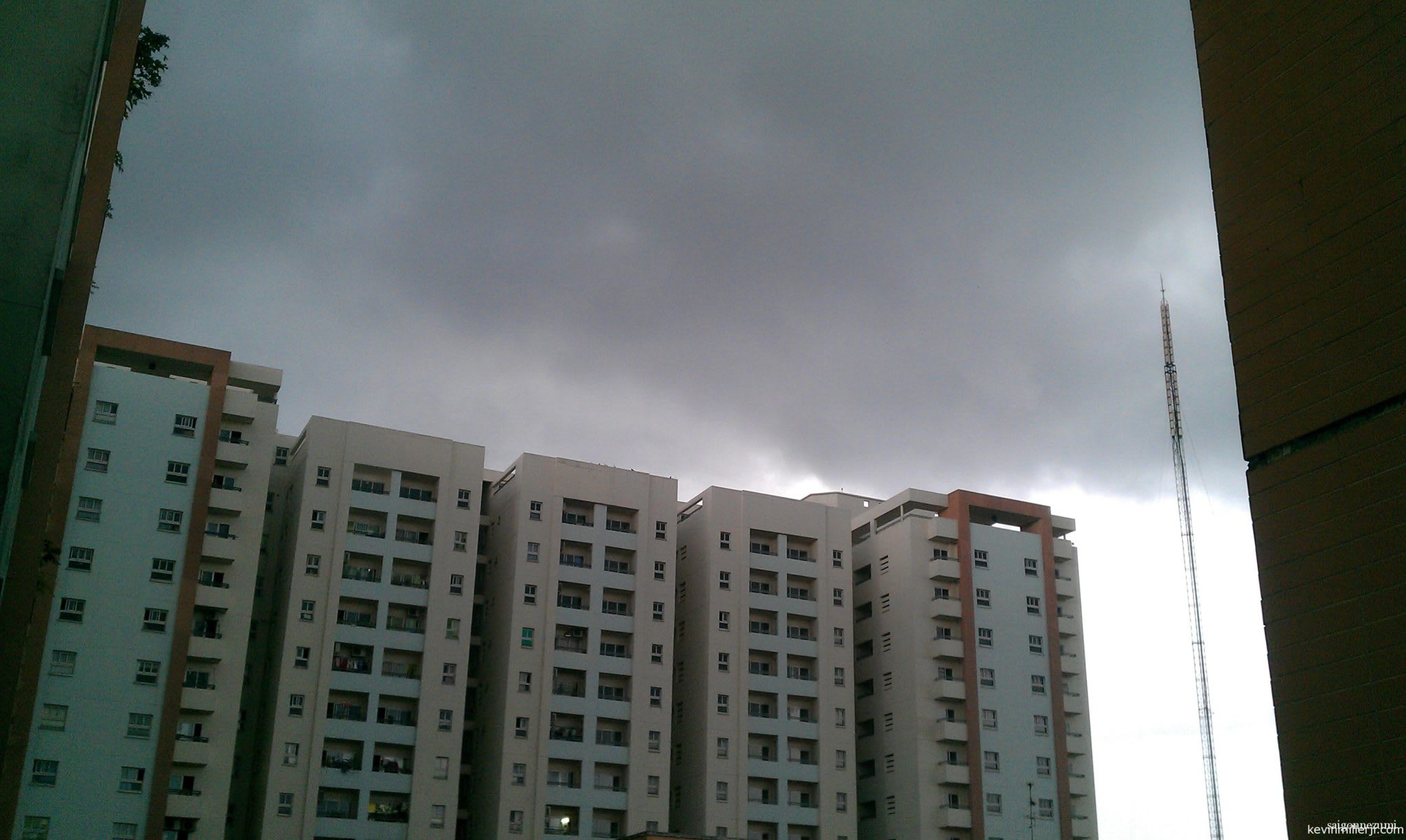 Approaching Thunderstorm in Saigon, Vietnam
