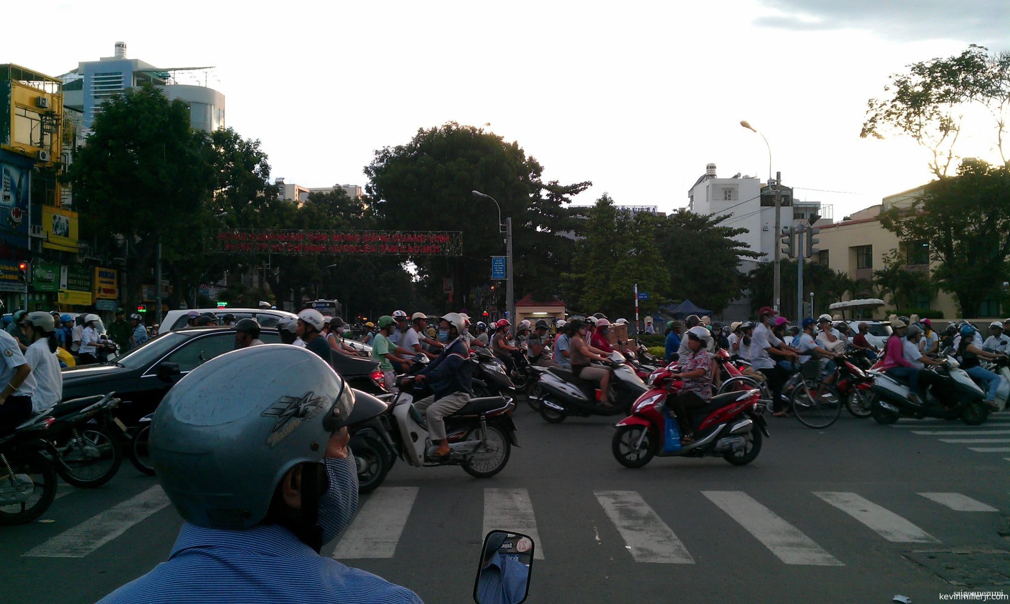 Yet Another crazy Saigon traffic jam