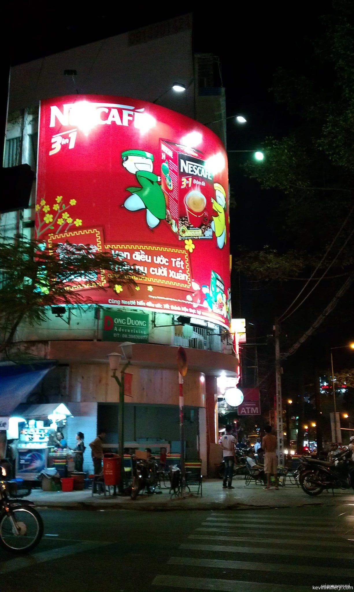Nescafe sign in Saigon