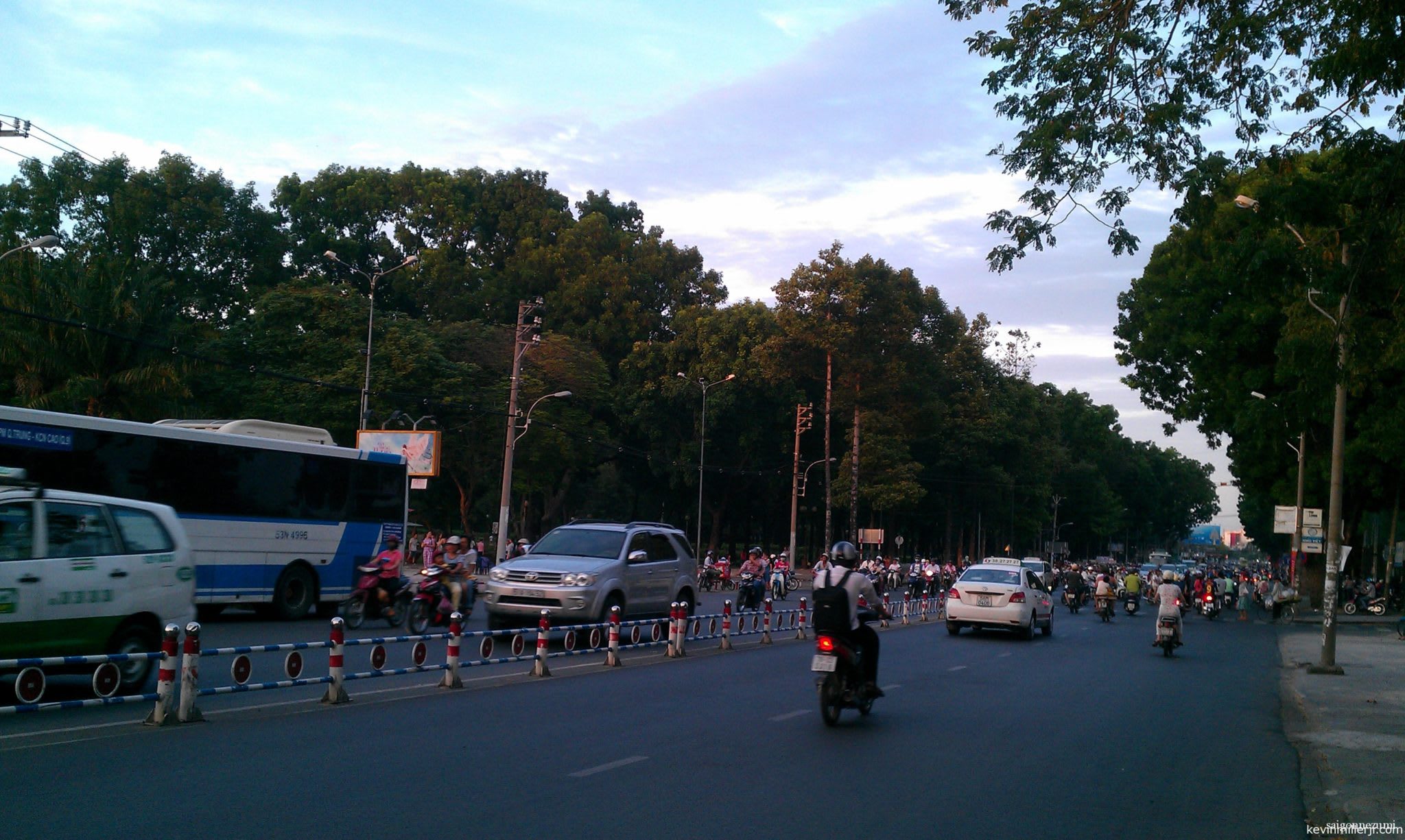 Busy Street in Saigon