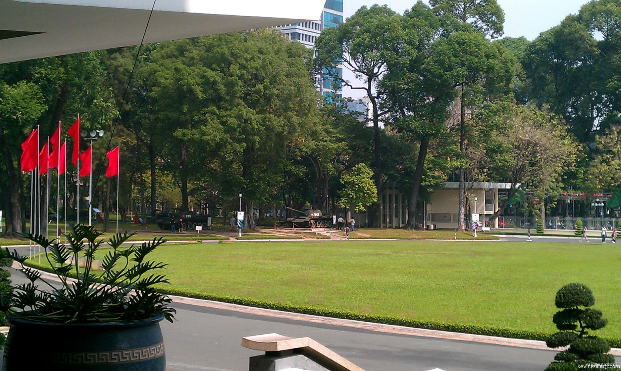 Tanks at Reunification Palace - Saigon