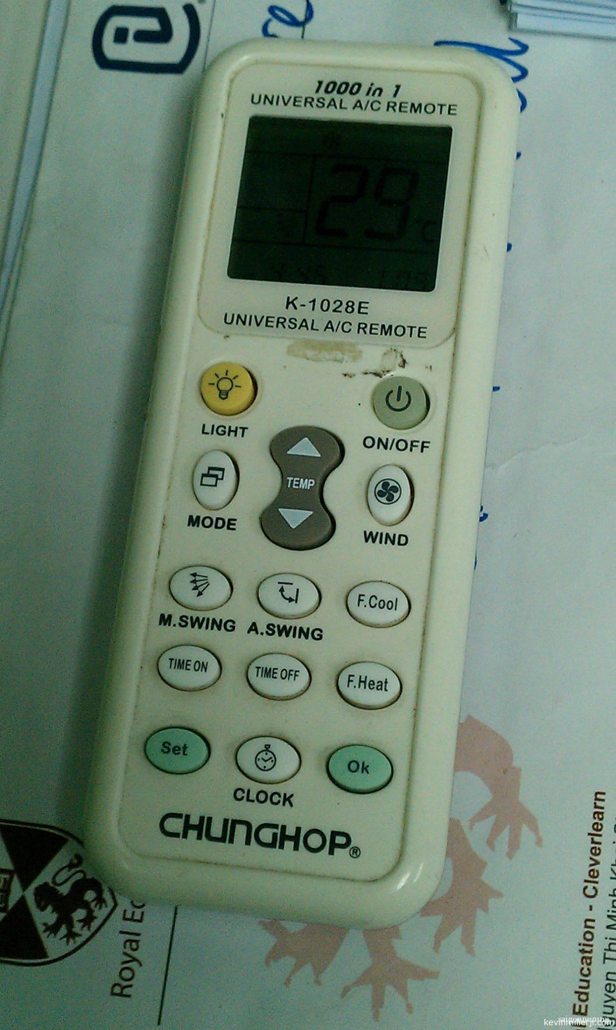 Air conditioner remote - Saigon