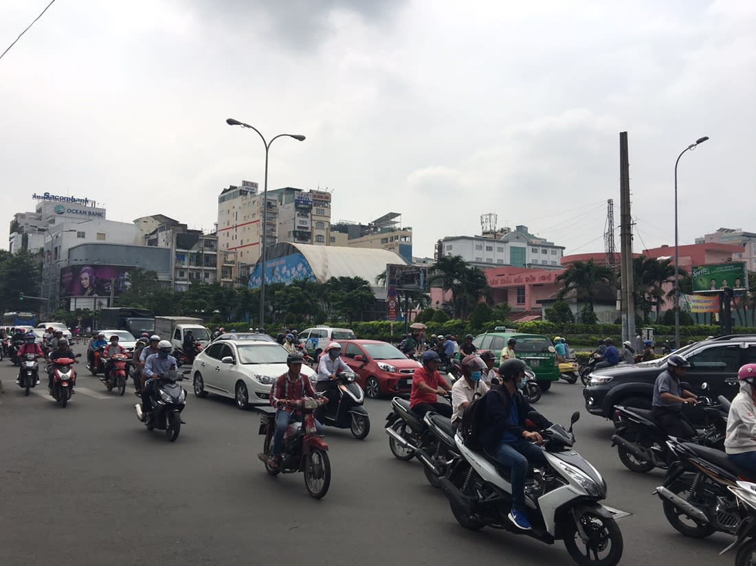 Pham Ngu Lao in Saigon, Vietnam 