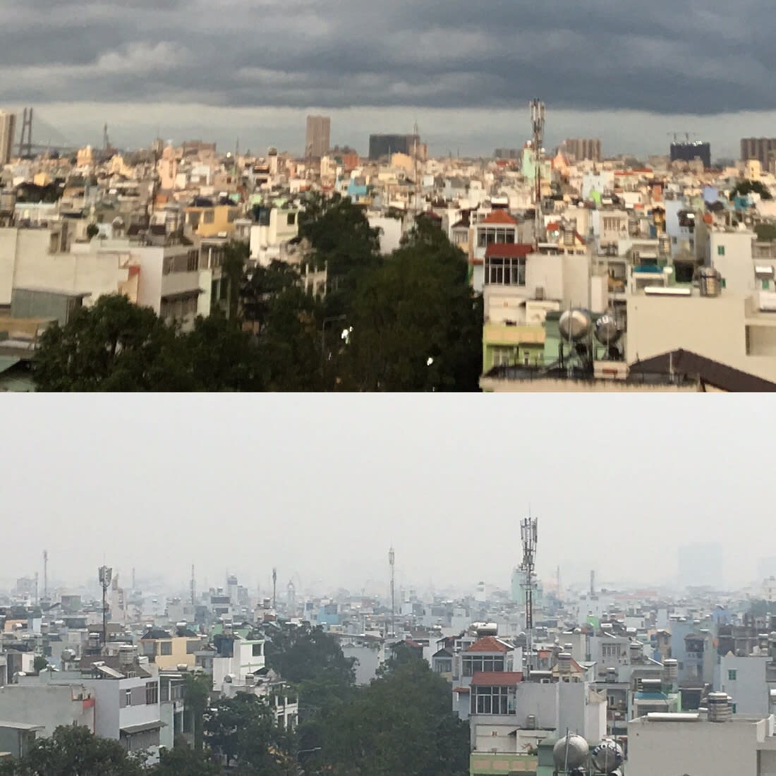 Bad PM2.5 days in Saigon 