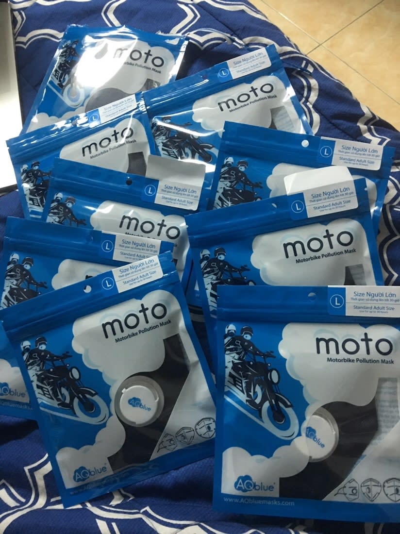 AQBLUE PM2.5 masks in Saigon 