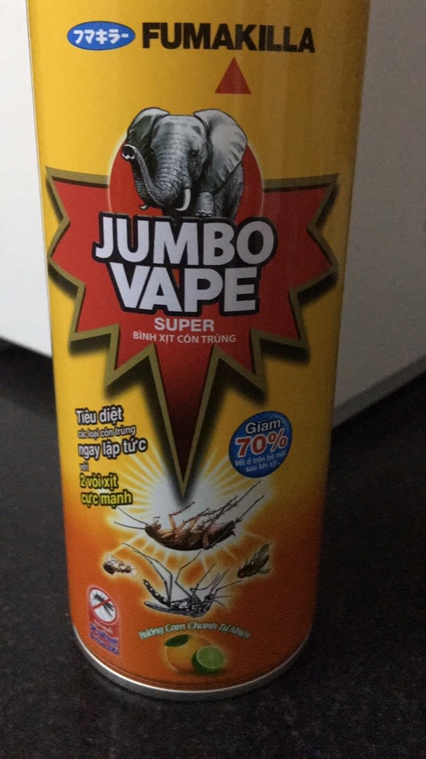 Jumbo Vape to kill the red ants in Vietnam 