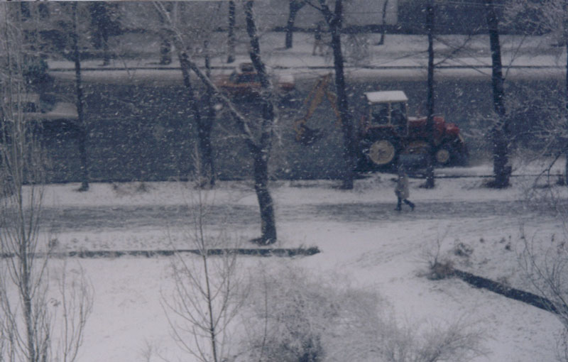 Winter in Bishkek - Bishkek, Kyrgyzstan.