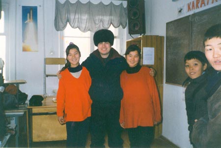 Grade 7 Twins at the Karatau Lyceum (Karatau, Kazakhstan)