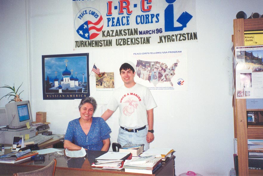 Galina Petrovna - the Peace Corps Kazakhstan Librarian.