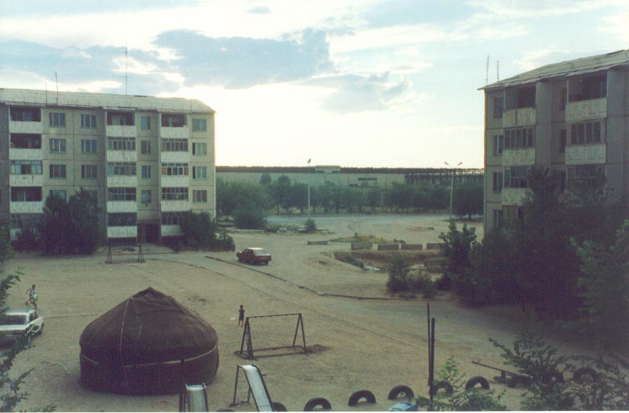 Microregion where I lived at with a yurt in Kapchagay.