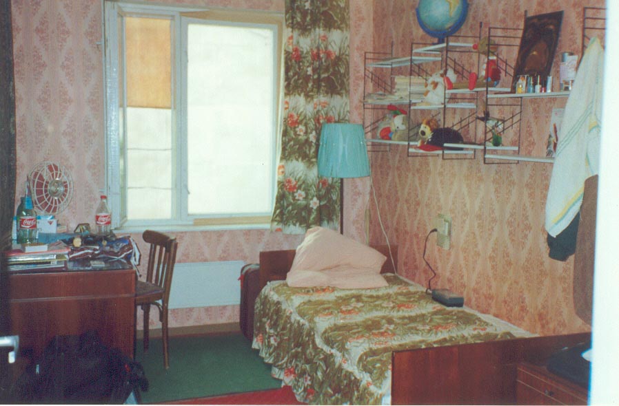 My bedroom in Kapchagay, Kazakhstan.