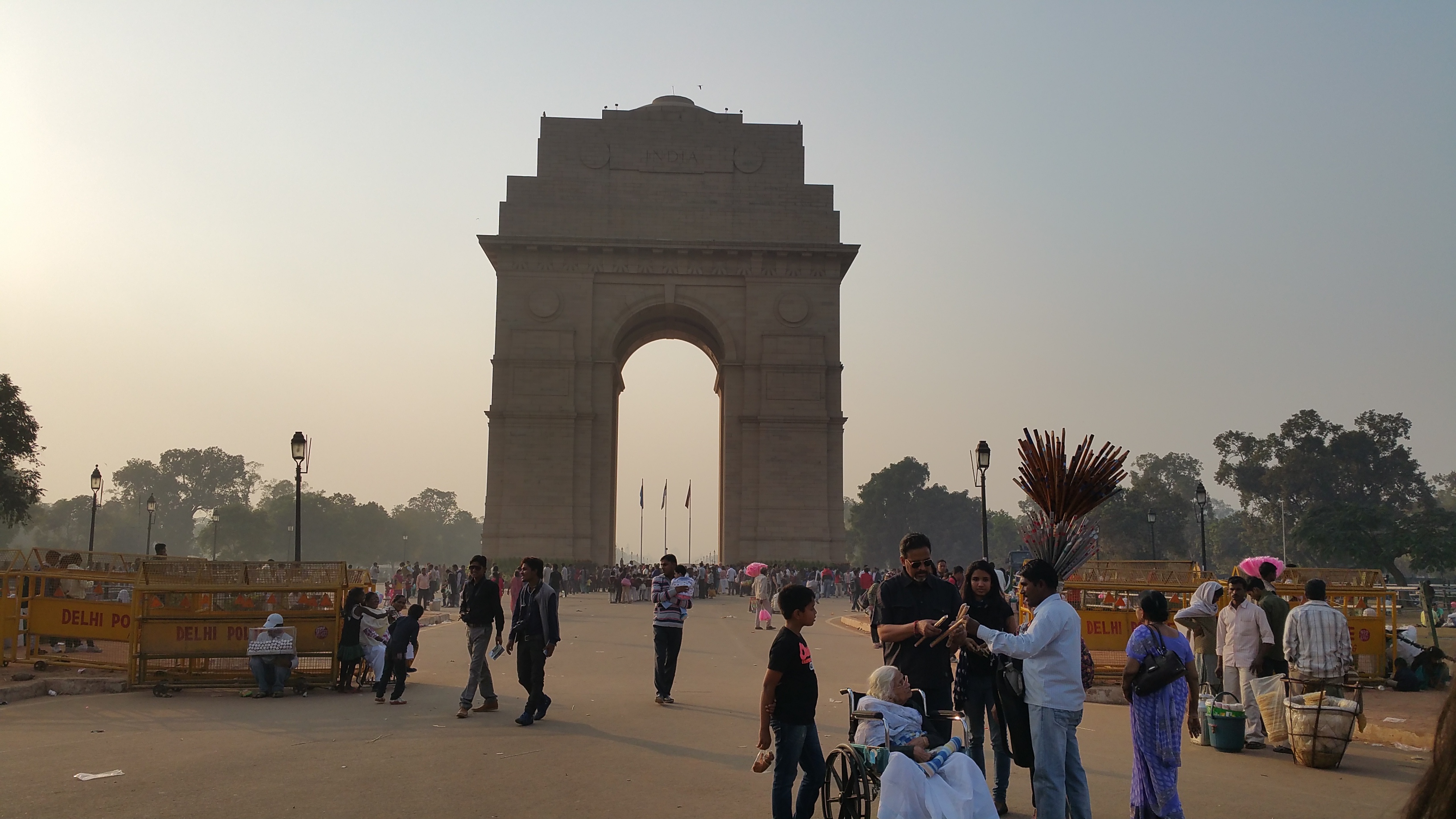 The India Gate, New Dehli, India.