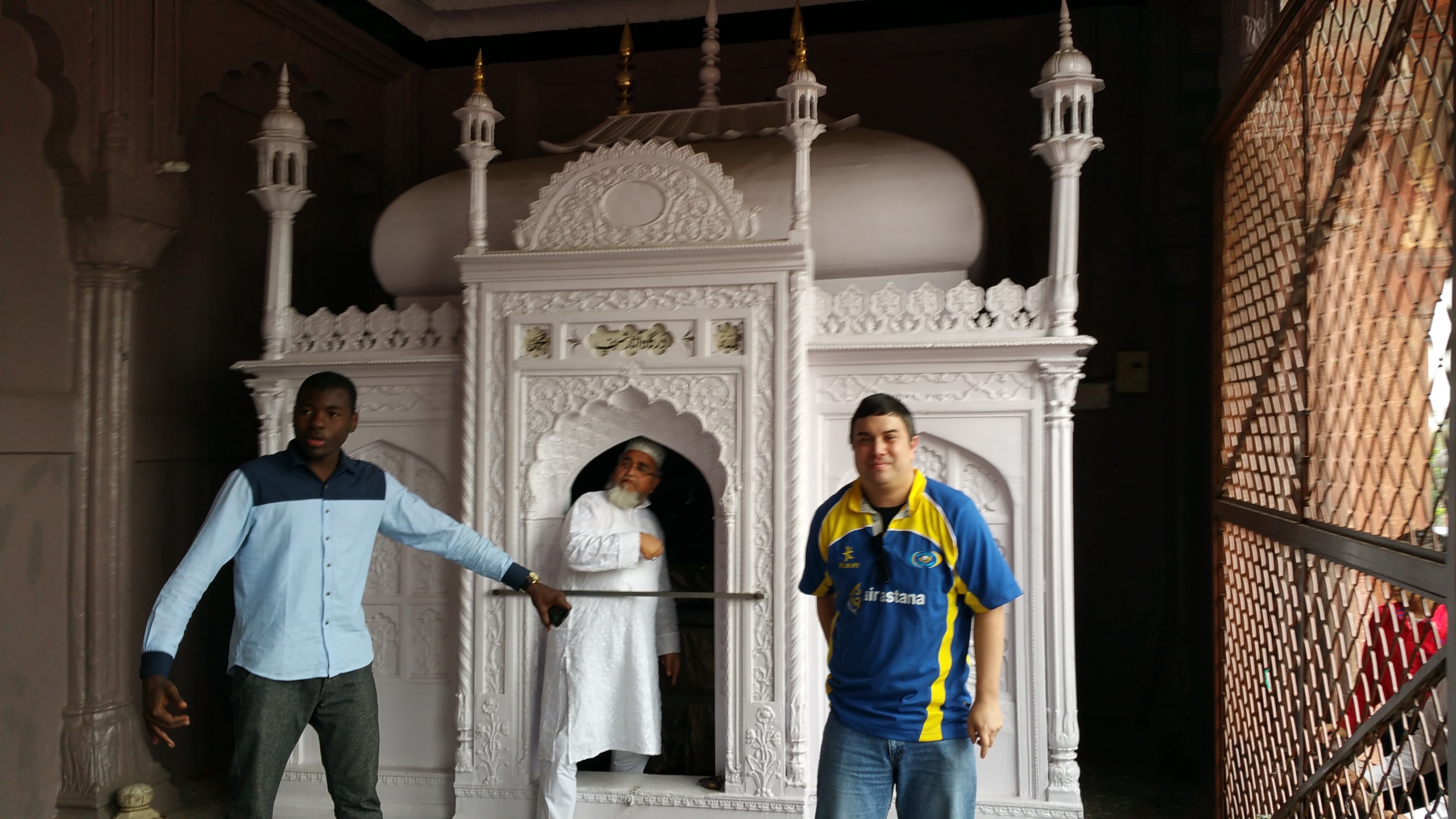 Tomb inside the Jama Masjid, New Dehli, India.