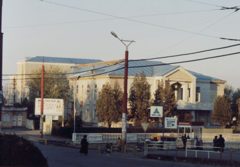 Buildings in Osh, Kyrgyzstan.