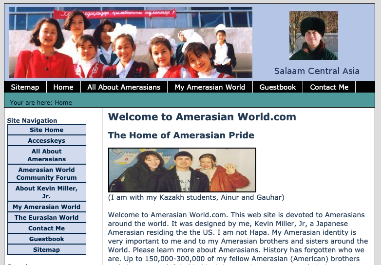 The old AmerasianWorld.com site entirely in XHTML 1.1