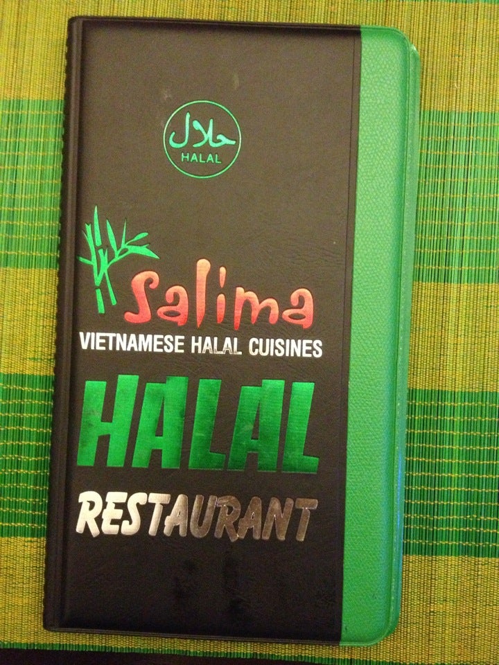 Salima Halal Restaurant in Saigon, Vietnam.