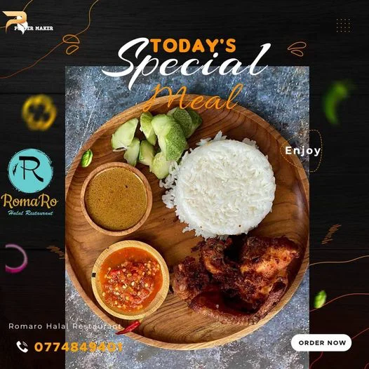 Romaro Halal Express Restaurant in Saigon, Vietnam.