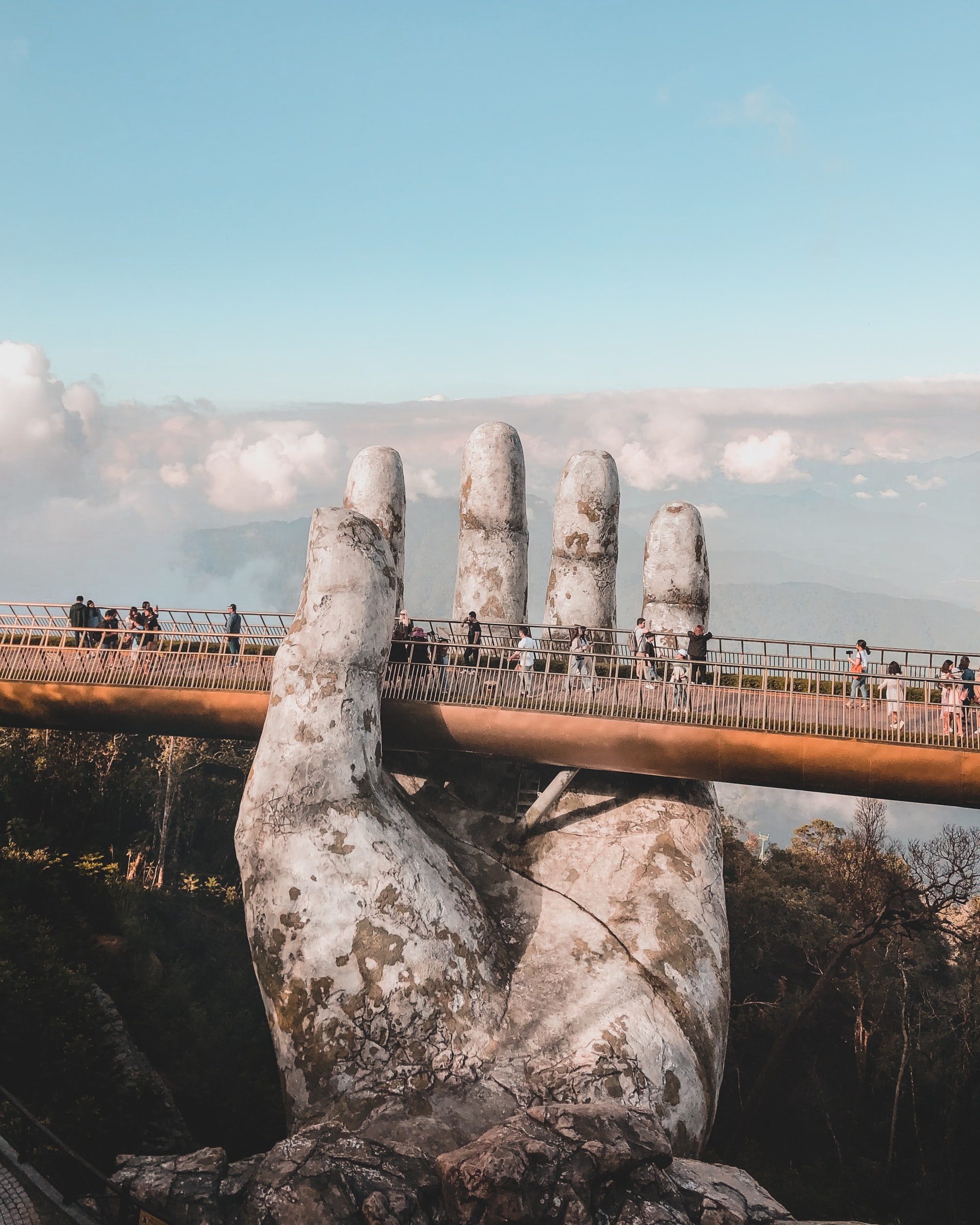 Popular tourist attraction in Danang, Vietnam