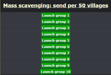 tribal wars mass scavenging script