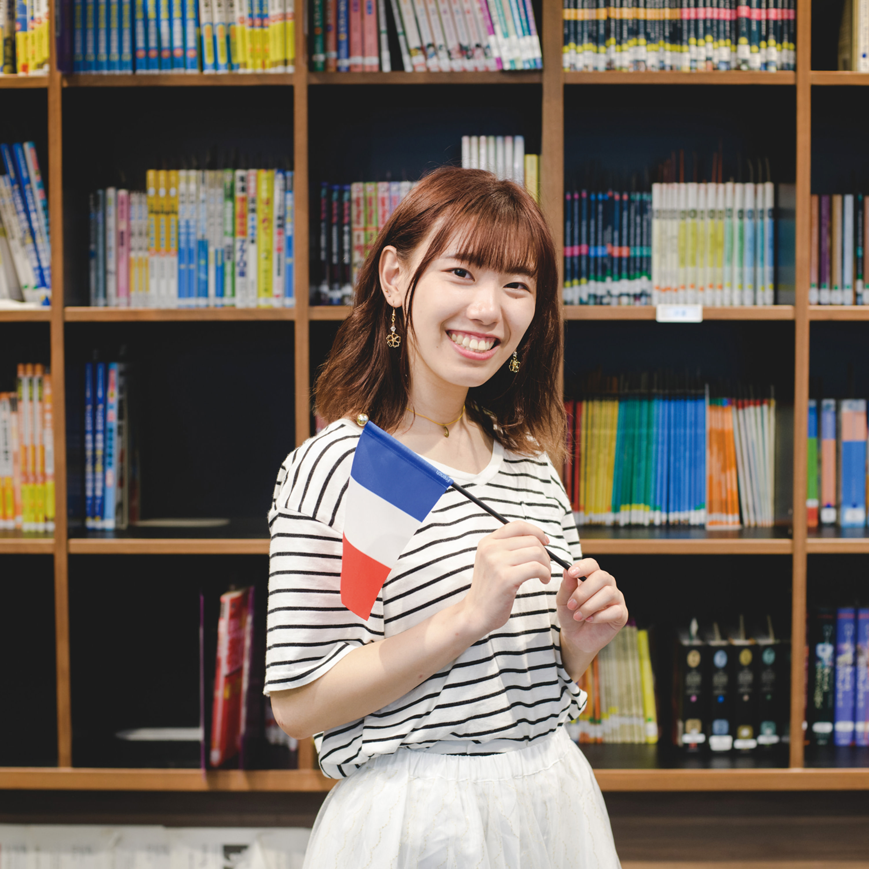 帝京大学 帝京大学短期大学の学生 まきまき 憧れの国への留学が決め手 帝京図鑑 学生編