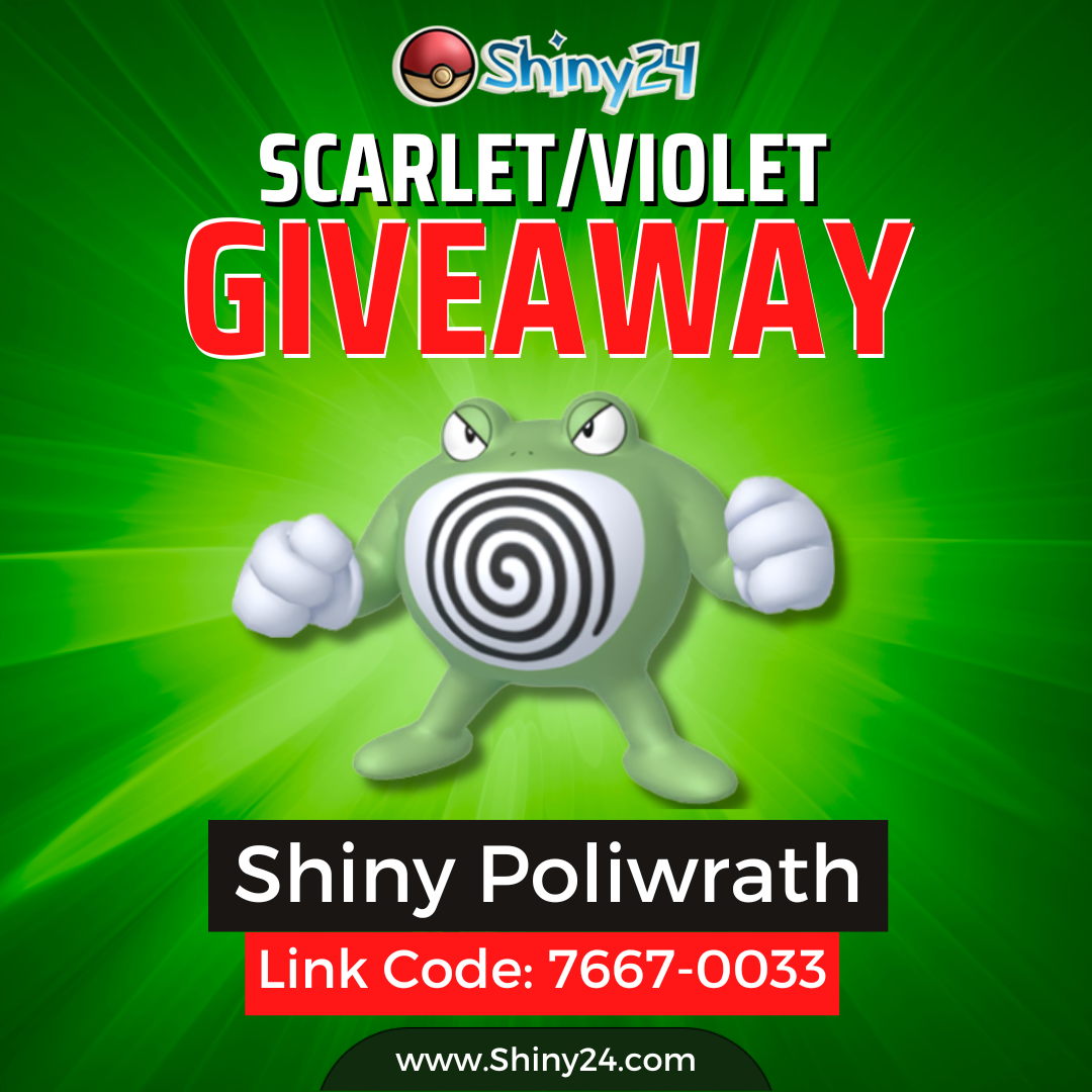 Shiny24 Shiny Poliwrath Giveaway