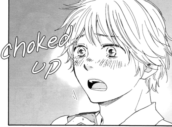 Rikiya reacts to receiving an email from Yuuji and is disproportionately touched by the mundane message.
