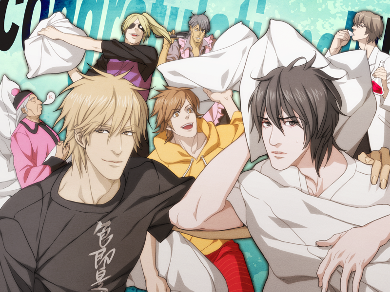 All major sweet pool characters have a non-exegetical sleepover pillow fight.