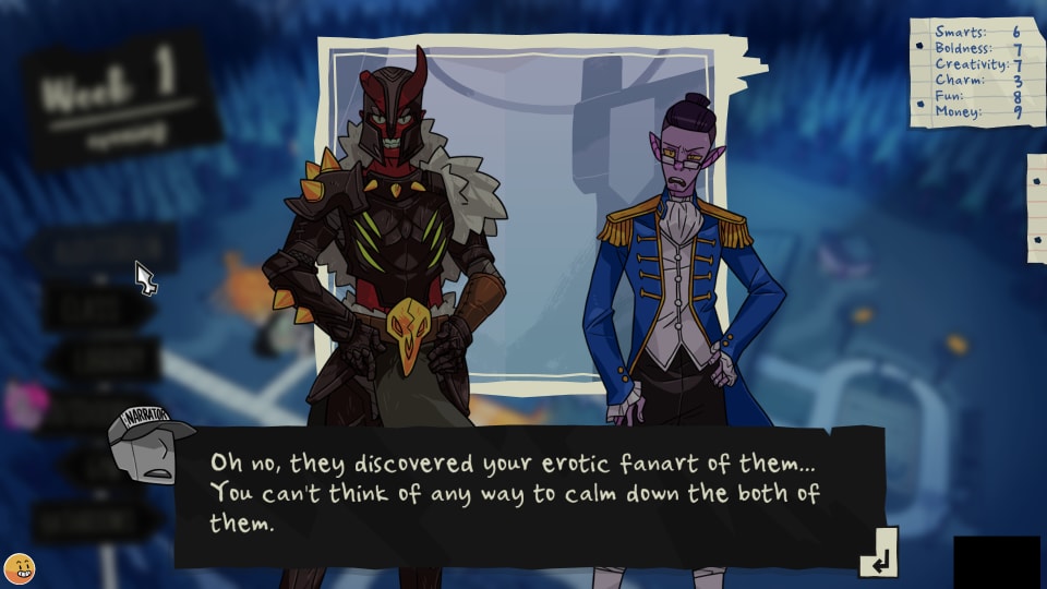 Oh no, they discovered your erotic fanart of them.