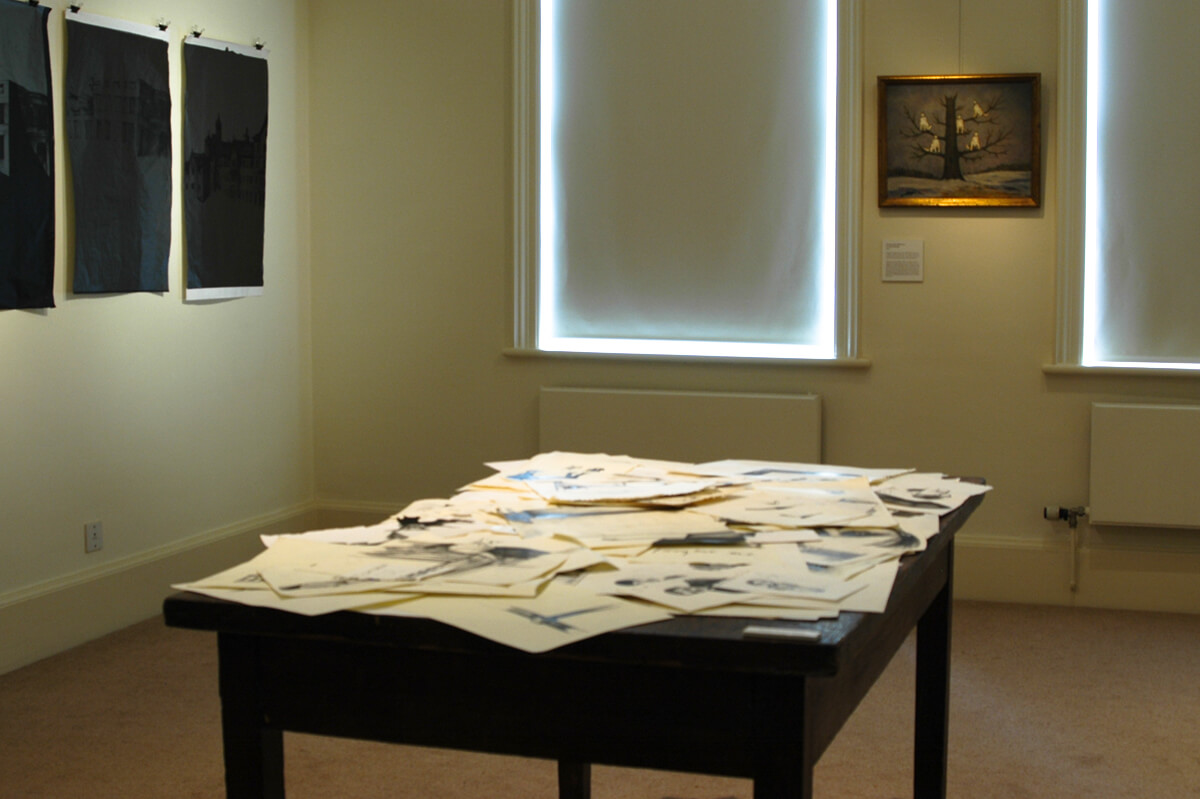 Sława Harasymowicz, "Wolf Man", installation view, The Freud Museum, London, 2012.