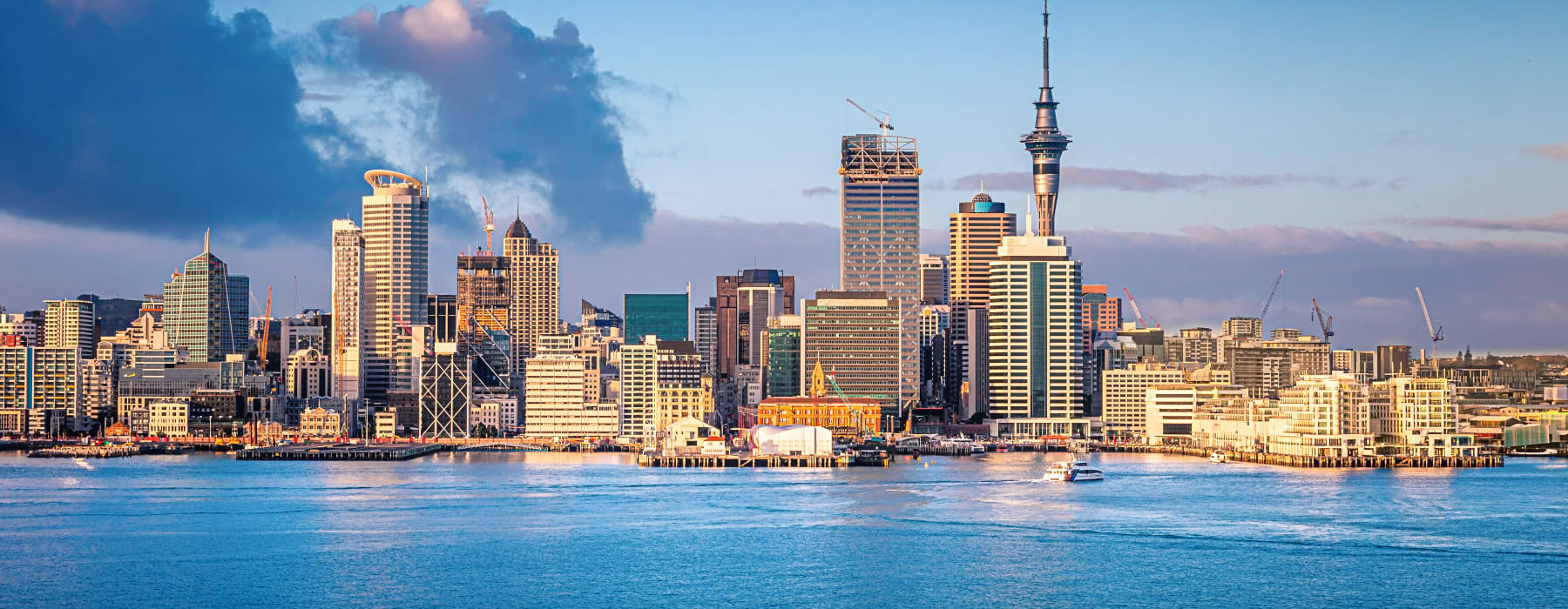  Auckland skyline at sunrise after removals to Auckland, New Zealand 