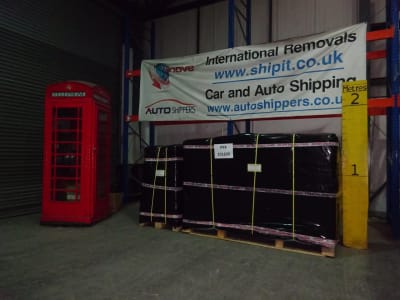 2 pallets, 5.76 cbm, shipped from the UK to Tokyo Japan, Japan by 1st Move International