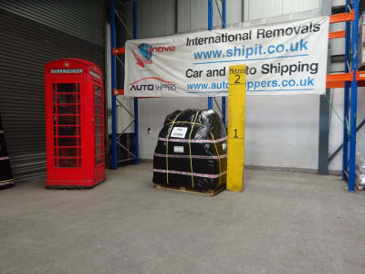 1 pallet, 2.358 cbm, shipped from the UK to Lija, Malta by 1st Move International